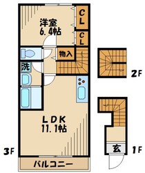 クリザンテームIIの物件間取画像